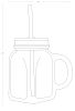 PaÅŸabahÃ§e 80388 Metal Green Cup with Lid, Straw and Handle, 450 cc